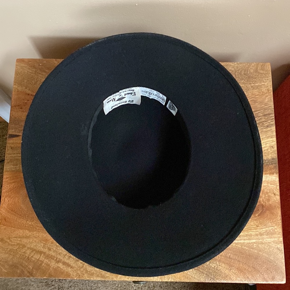 VTG Viv Knowland for Edward Mann Bloomingdales Black Wool Hat - Picture 9 of 13